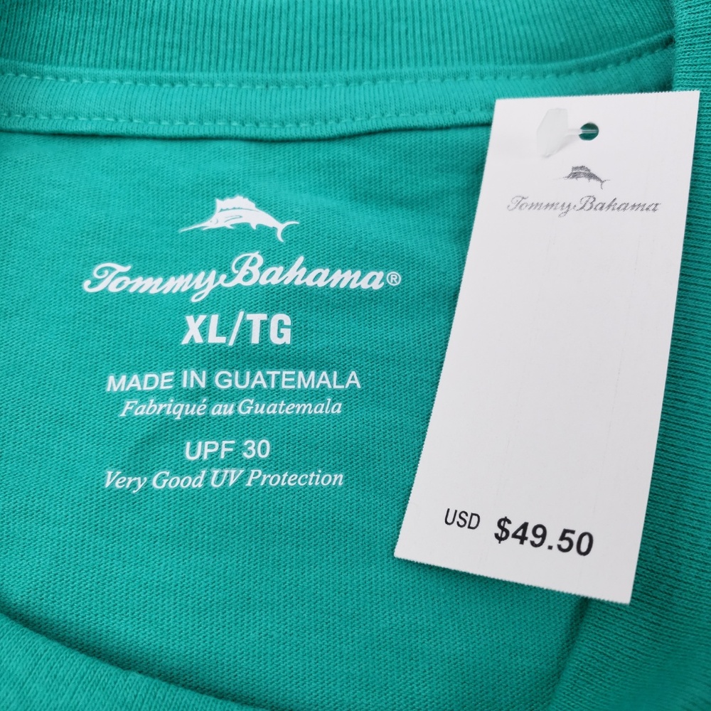 Tommy Bahama Mens First Class Seat Tee New - Picture 5 of 6